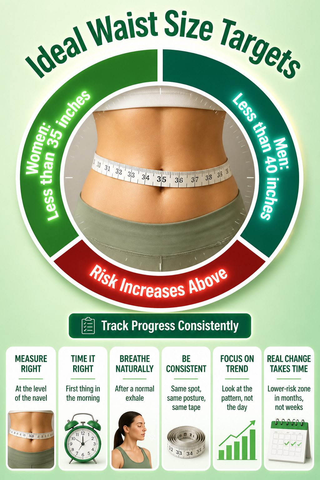 How to Lose Belly Fat: 10 Science-Backed Methods for 2026 14 A tape measure indicating waist size measurements.
